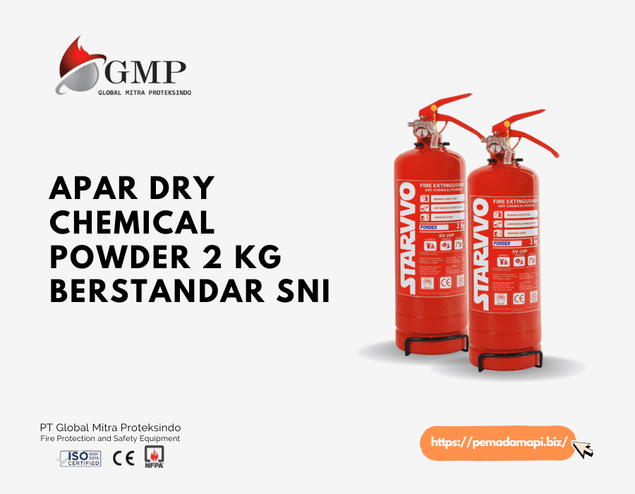 APAR Dry Chemical Powder 2 Kg Berstandar SNI