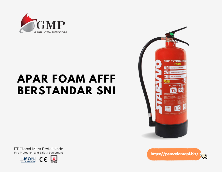 APAR Foam AFFF Berstandar SNI | APAR STARVVO